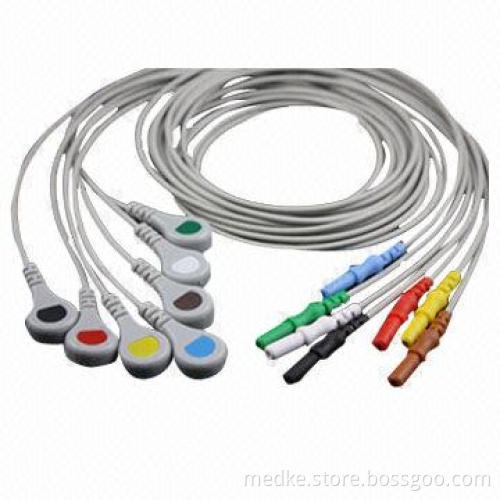 AAMI 7 leads ECG lead wire snap